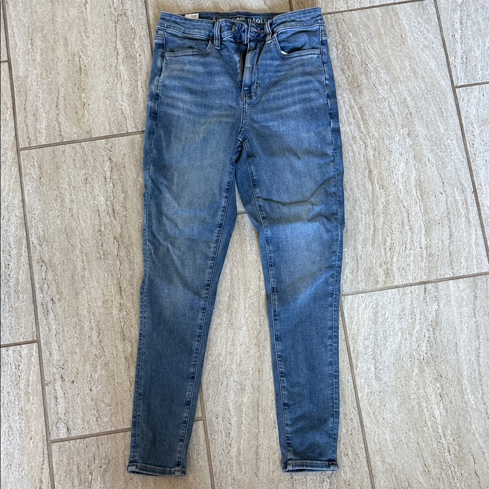 American Eagle Outfitters Dark Blue Skinny Jeans
